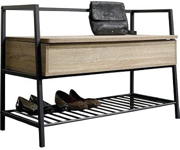 Amazon.com: Entryway Storage Bench Flip Up Seat Panel ...