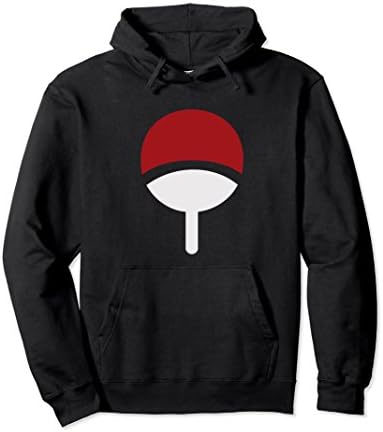 Unisex Anime Hoodie - Uchiha Clan Big logo 2XL Black