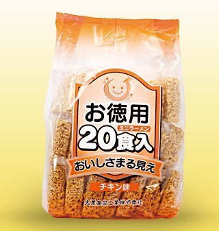 大黒食品 お徳用ミニラーメン20食入(チキン味)商品画像