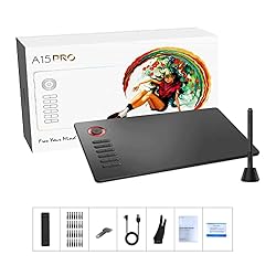 Digital Drawing Tablet VEIKK A15Pro Graphics Pen