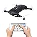 HaMi Foldable Mini Drone,Wifi FPV Quadcopter Drones with 720P Camera 6-Axis Gyro Selfie Drone,Smartphone Controlled RC Helicopter - Black