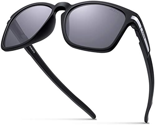 ACBLUCE Vintage Polarized Sunglasses for Men Women, Retro Square&Round Sunglasses, UV Protection, TR90 Lightweight Frame