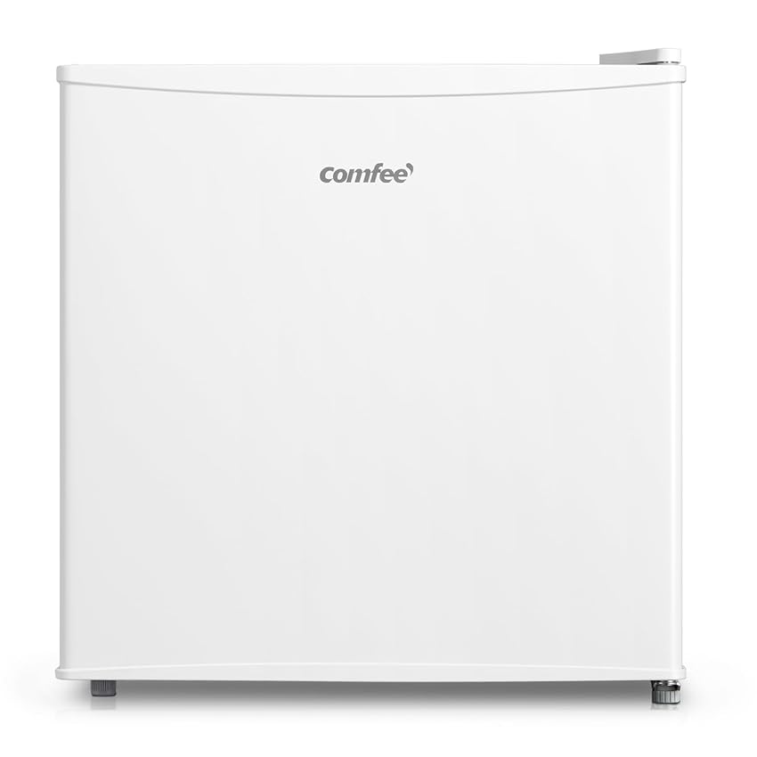 COMFEE' RCD50WH2(E) Mini frigo bar 43L e zona refrigerante, Frigorifero piccolo Monoporta)