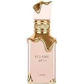 Lattafa Eclaire - Vanilla, Caramel, Sweet, Floral - Eau de Parfum Long-Lasting Fragrance for Women, 3.40 Ounce / 100 ml
