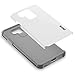 Galaxy Alpha G850 Case, RANZ Grey with White Hard Impact Dual Layer Shockproof Bumper Case For Samsung Galaxy Alpha G850