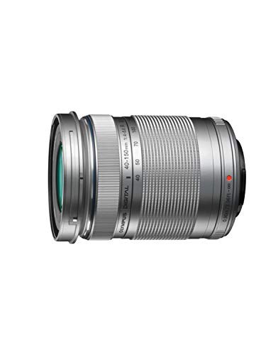 Olympus M.Zuiko Digital ED 40-150mm F4‑5.6 II Objektiv, Telezoom, geeignet für alle MFT-Kameras (Olympus OM-D & PEN Modelle, Panasonic G-Serie), silber