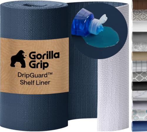 GORILLA GRIP Shelf Liner, Kitchen Drawer Protector, 17.5x240… at Amazon