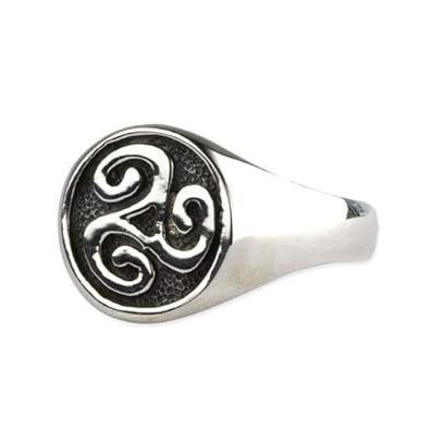 Triskele Ring keltisch Gothic Wicca Magie