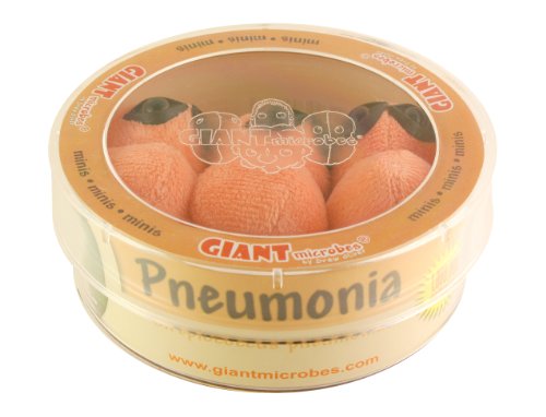 GIANT MICROBES Pneumonia Streptococcus Pneumonia Petri Dish