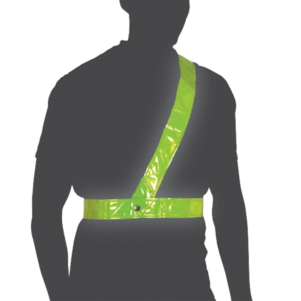 Oxford Cycle Bright Belt, Reflective Shoulder Strap, Medium