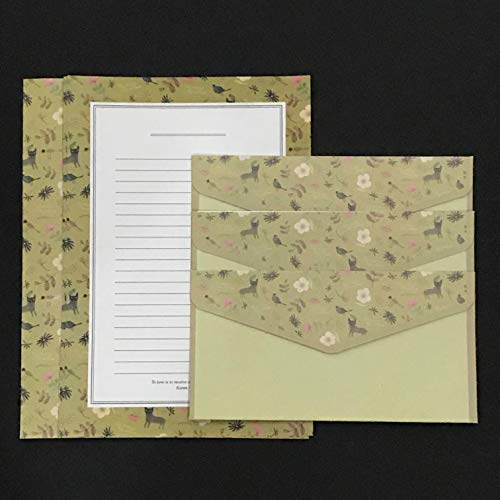 Lined Writing Stationery Paper and Envelopes Letter Stationery Set
