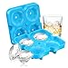 Ice Cube Trays, SAWNZC Silicone Ice Trays, Easy-Release Ice Cube Molds with Lid for Drinks Cocktail Whiskey