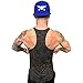 Gym Stringer Tank Tops - Fitness Bodybuilding Athletic, Workout Muscle Vest (Large, Black)