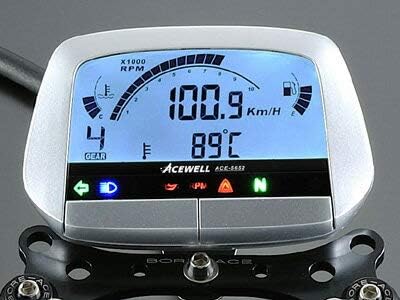 Amazon Acewell エースウェル メーター 多機能デジタルメーター Ace 5652b タコメーター 車 バイク