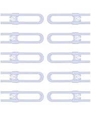 Sliding Cabinet Child Safety Locks - OKEFAN Baby Proofing Cabinet Lock Cupboard Latches for Kids on Closet Door Knobs Handles Pulls No Drill