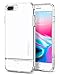 Spigen Flip Armor iPhone 8 Plus/iPhone 7 Plus Case with Durable Protection and Hidden Card Storage for Apple iPhone 7 Plus (2017) / iPhone 7 Plus (2016) - Jet White
