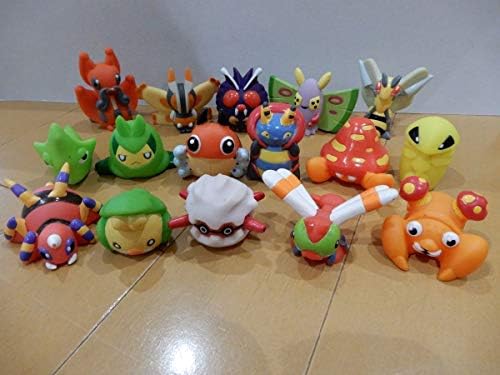 Amazon Co Jp ポケットモンスターポケモンキッズ指人形むしタイプ16個セット ホビー