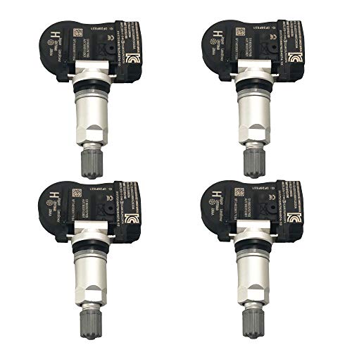 MYSMOT Qty(4) Tire Pressure Sensor TPMS 433MHz for Land Rover Defender Range Rover Discovery Freelander LR2 LR3 LR4 Range Rover Evoque Sport LR070840 (4-Pack)