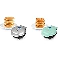DASH Mini Griddle and Waffle Maker Bundle - Make Individual Pancakes, Cookies, Eggs, Waffles and More