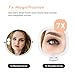 VICOODA 7X Magnifying Lighted Vanity Makeup Mirror with 24 LED Lights, Natural Daylight, Touch Sensor Light Control, 30 Min Auto Turn Off, 360 Degree Swivel Rotation and Locking Suction