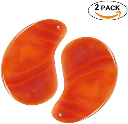 Gua Sha Scraping Massage Tools, Natural Stone Guasha Board, 2pcs Natural Jade Stone Scraper Board for Body Face Back, 2Pack Natural Board GuaSha-Traditional Scraping Massage Tool for SPA Acupuncture