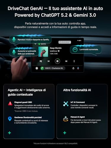 MYATOTO AI Box Wireless Android Auto CarPlay Adapter, 4GB+32GB, Upgrade Car Performance with CP/AA Wired for Netflix/YouTube/TikTok, DriveChat AI, Dual-WiFi, IoT-Hub, CB4B
