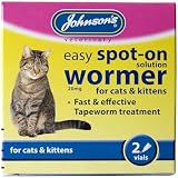 Our Pet Village Johnson’s Easy Spot On Wormer for Cats & Kittens 2 Pack view 2