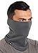 Tough Headwear Fleece Gaiter Face Mask - Motorcycle Gator Cold Weather Gear - Winter Half Mask Neck Warmer Snood for Skiing & Snowboard