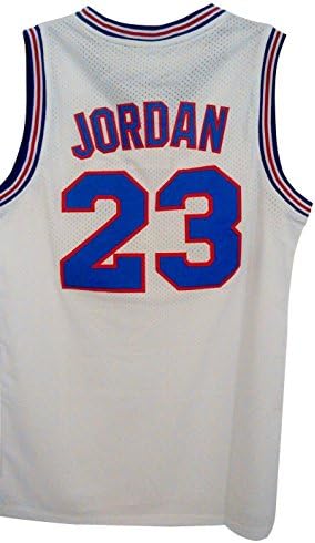 #23 Men's Jordan Tune Squad Space Jam Classics White Basketball Jersey Large