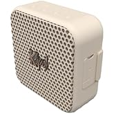 Klipsch The Austin Portable Bluetooth Speaker with a 1.5" Full Range Driver, IP67 dust and Waterproof Rating, 12 Hours of Playtime for a Premium Live Concert Experience - Cream