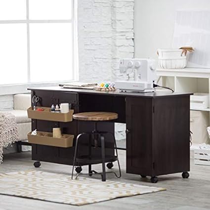 Cinnamon Cherry Sauder Sewing And Craft Table Multiple Finishes