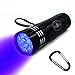 MyDeal Products VisiGHOST UV Ultraviolet 9 LED Blacklight Pocket Flashlight WITH BATTERIES for Paranormal Research on Ghosts, Spirits, Entities and More! Includes Strap and Carabiner Keychain