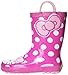 Western Chief Girl's Waterproof Character Rain Boots with Easy on Handles, Hello Kitty Cutie, 10 M US Toddler