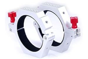 GRUS S8233 114MM Optical Telescope Tube Rings (Pair) - Beginner, Unisex - For Advanced Astronomers & Experienced Owners
