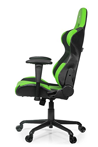 Arozzi Torretta Series Gaming Racing Style Swivel Chair, Green