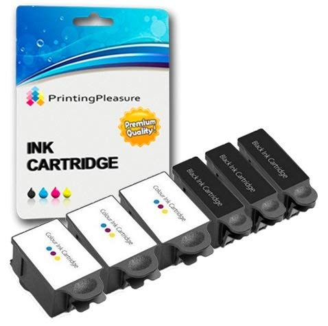 Printing Pleasure 6 (3 SETS) Compatible Advent ABK10 & ACLR10 Ink Cartridges for Advent A10 AW10 AWP10 - Black/Colour, High Capacity