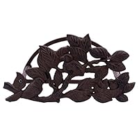 Import Wholesales Garden Hose Holder Birds in Bush Cast Iron Hanger Reel 12.5" Long