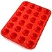 Zenware 24 Cup Non-Stick Silicone Baking Mold for Muffins, Cupcakes and Mini Cakes