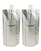 MoiChef Collapsible Reusable Leakproof Wine Bottle (Set of 2) - 750 ml Wine On The Go Bag/Flask