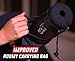 Titanium Peak Black: Premium Barbell Pad for Hip thrusts and Quick Release Straps Weight Cushion Support Gym Barbell Pad for Standard and Olympic Squat Bar