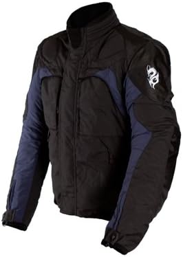 Dragon Rider Flight Textile Motorcycle Jacket - Black-Blue - XX-Large