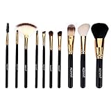 ACEVIVI 8pcs Professional Cosmetic Makeup Brush Set With Portable Bag Black
