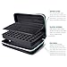 BES CHAN Beschan 70 Essential Oil Holder Traveling Carrying Case Storage Box Hard Shell Dense Foam writable Labels Opener Holds 20/15/10/5 ml Aromatherapy Bottles Roller Bottles-13.2