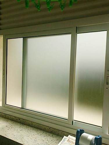 Adesivo Vinil Jateado Cristal Envelopar Vidro Janela Box Impermeável 5m x 1m