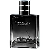 Men's Perfume, 55ml 1.86 fl oz, Black Glass Bottle Eau de Parfum