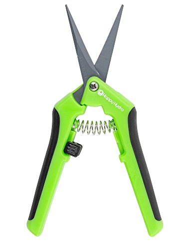 Happy Hydro 2 Pack Straight Tip Trimming Scissors with Spring-Loaded Comfort Grip Handles and Premium Non-Stick Blades - Thumbnail 3