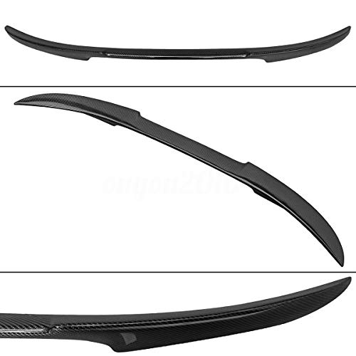 NO7RUBAN Rear Spoiler Fits for 2012-2017 BMW F30 3 Series Sedan & 2014-2017 F80 M3 Sedan M4 Type Trunk Spoiler Wing Carbon Fiber Style - Thumbnail 2