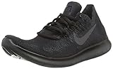 Nike Mens Free Rn Flyknit 2017 Black/Anthracite Anthracite Running Shoe 10 Men US