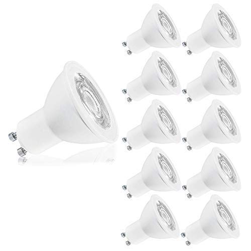 Osram VGU1050827 GU10 LED Bulb 5W 350lm LED Light Bulbs, 50W Halogen Bulb Replacement, Warm White 2700K, 36° Beam Angle, 15000hr lamp Life, Pack of 10