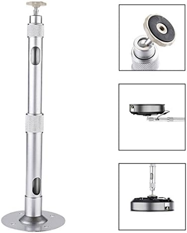 V LED Warehouse Universal LCD/DLP Projector Ceiling Mount Bracket With Adjustable Extension Up to 22lbs Silver